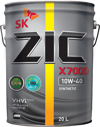 ZIC X7000 10W40 CK-4 синт   20л