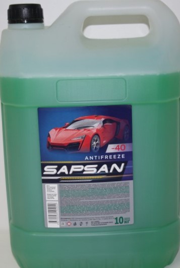 Антифриз Sapsan (зеленый), 10 кг