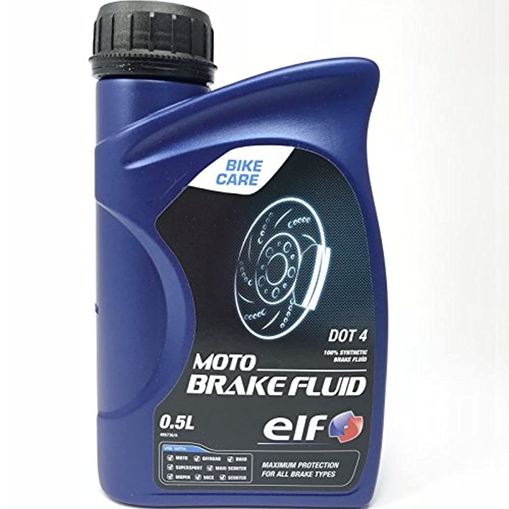 Тормозная жидкость ELF MOTO BRAKE FLUID DOT 4   500мл