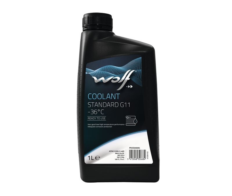 Антифриз WOLF COOLANT STANDARD 36°C G11 1л (синий)