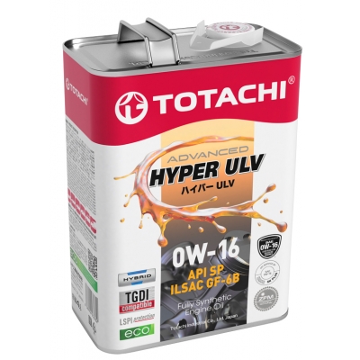 TOTACHI  HYPER ULV Synthetic SP/GF-6B    0W16  4л