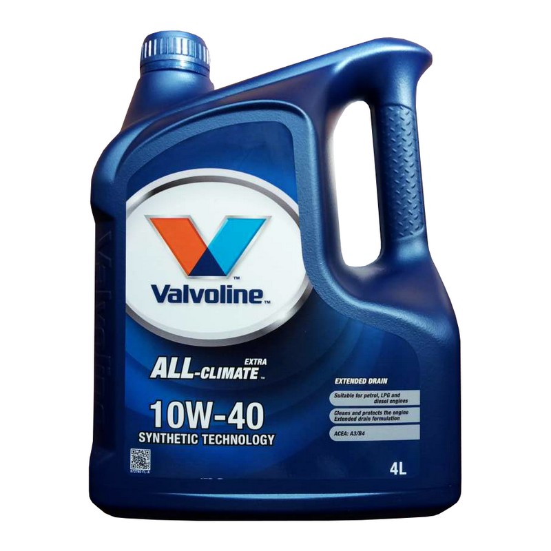 ALL CLIMATE EXTRA 10W40  4л SW Valvoline  872780 (п/синт) Fiat 9.55535/G2 or D2; MB 229.1;VW 50101/5