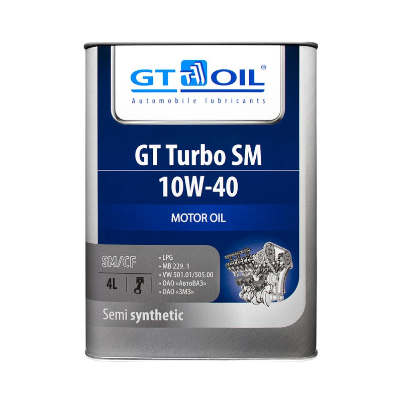 GT OIL Turbo SM 10W40 4л