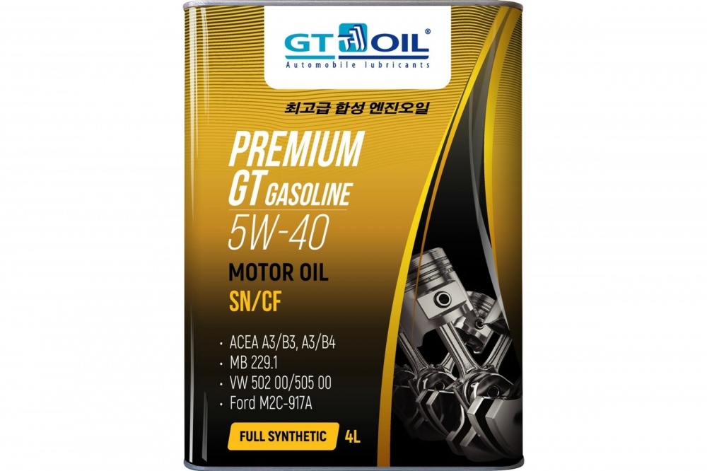 GT OIL Premium Gasoline 5W40 4л