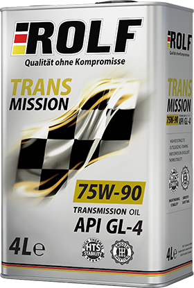ROLF Transmission SAE 75W90, API GL-4 4л (трансмис,п/синт)
