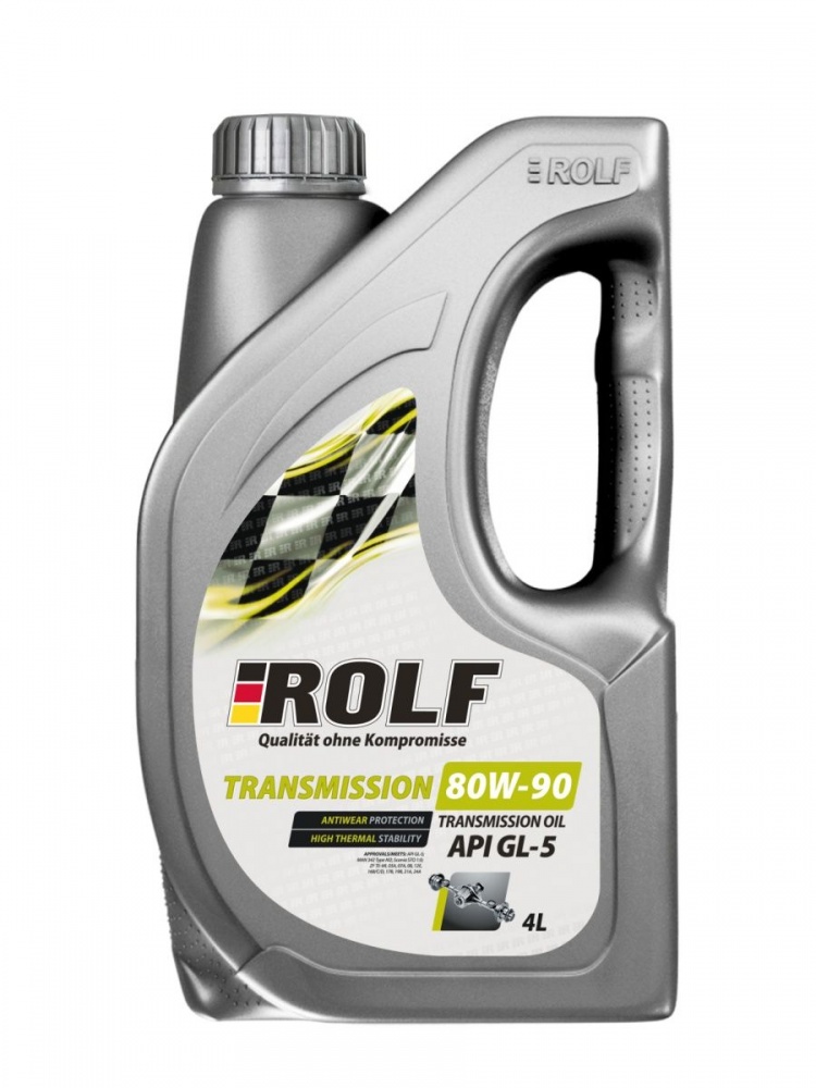 ROLF Transmission SAE 80W90 GL-5  4л (минер) (пластик)