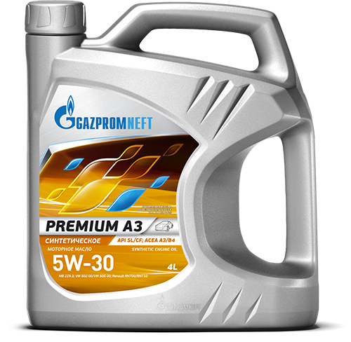 Газпромнефть Premium A3 5W30 4л (синт)