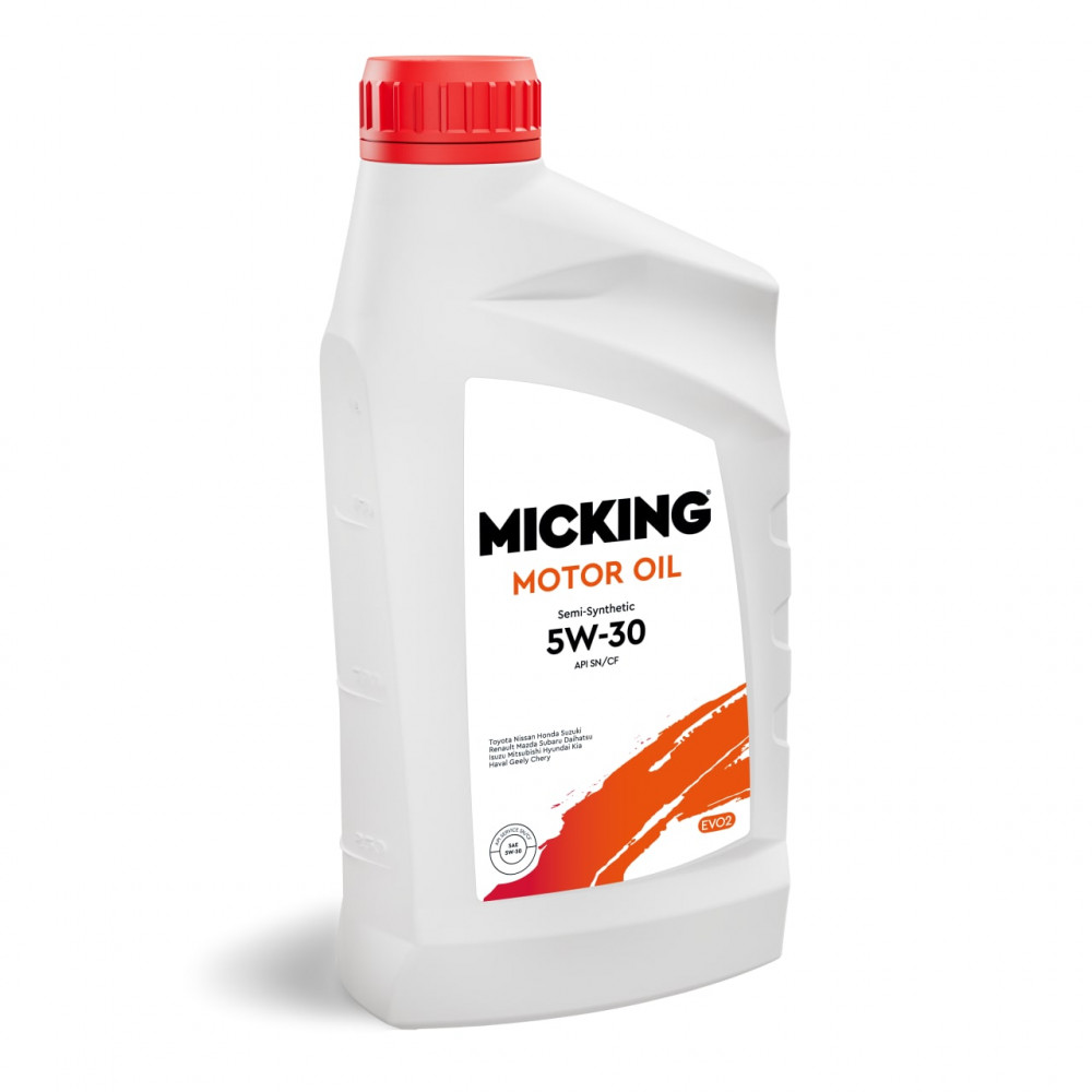 Micking Motor Oil EVO2 5W30 API SN/CF 1л (полусин)