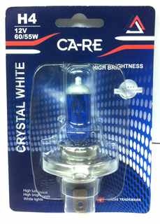 Лампа Н4 Ca-re 12v 60/55w CrystalWhite Halogen Blub блист. 30443