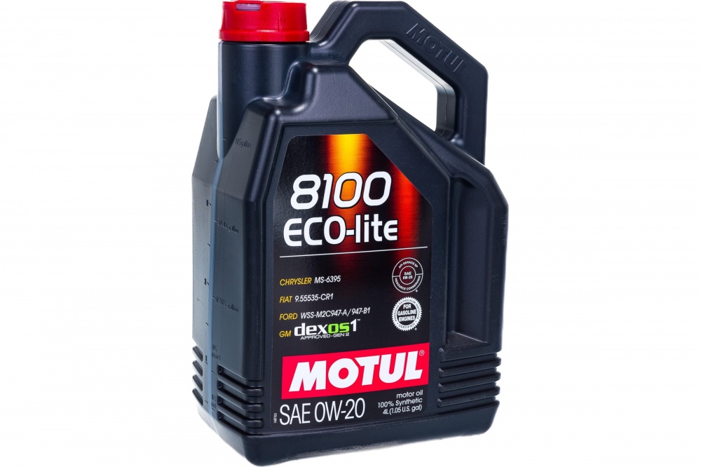 MOTUL 8100 Eco Lite 0W20 4л (синт)