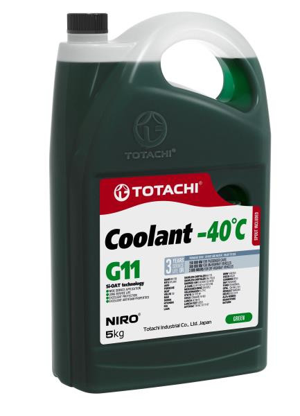 Антифриз TOTACHI NIRO Coolant Green -40C G11 5кг