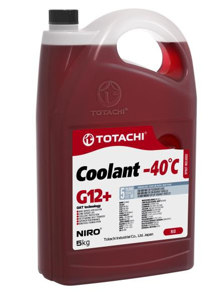 Антифриз TOTACHI NIRO Coolant Red -40C G12+ 5кг