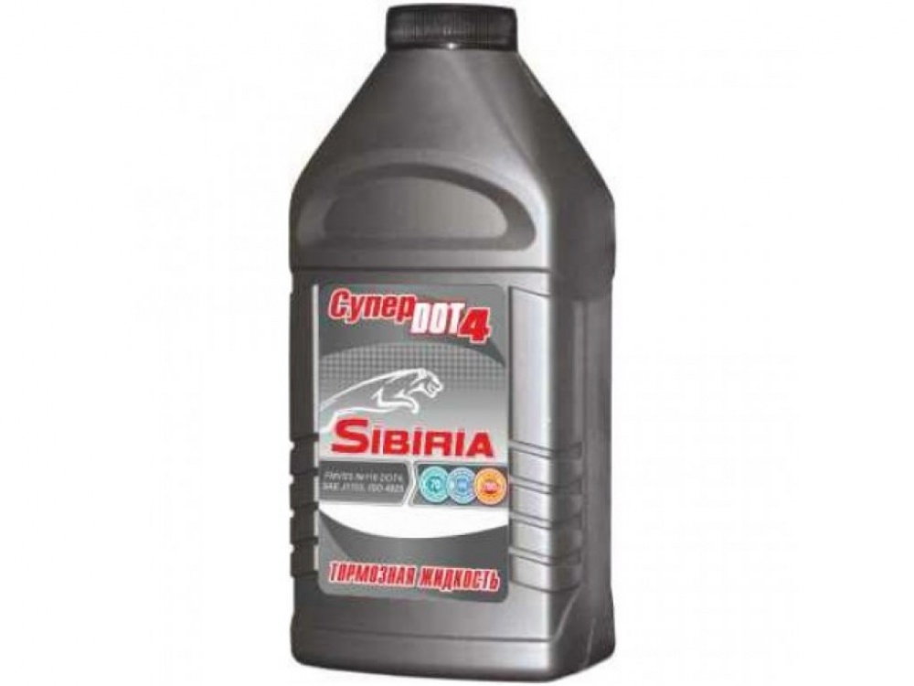 Тормозная жидкость SIBIRIA Супер ДОТ-4 455г
