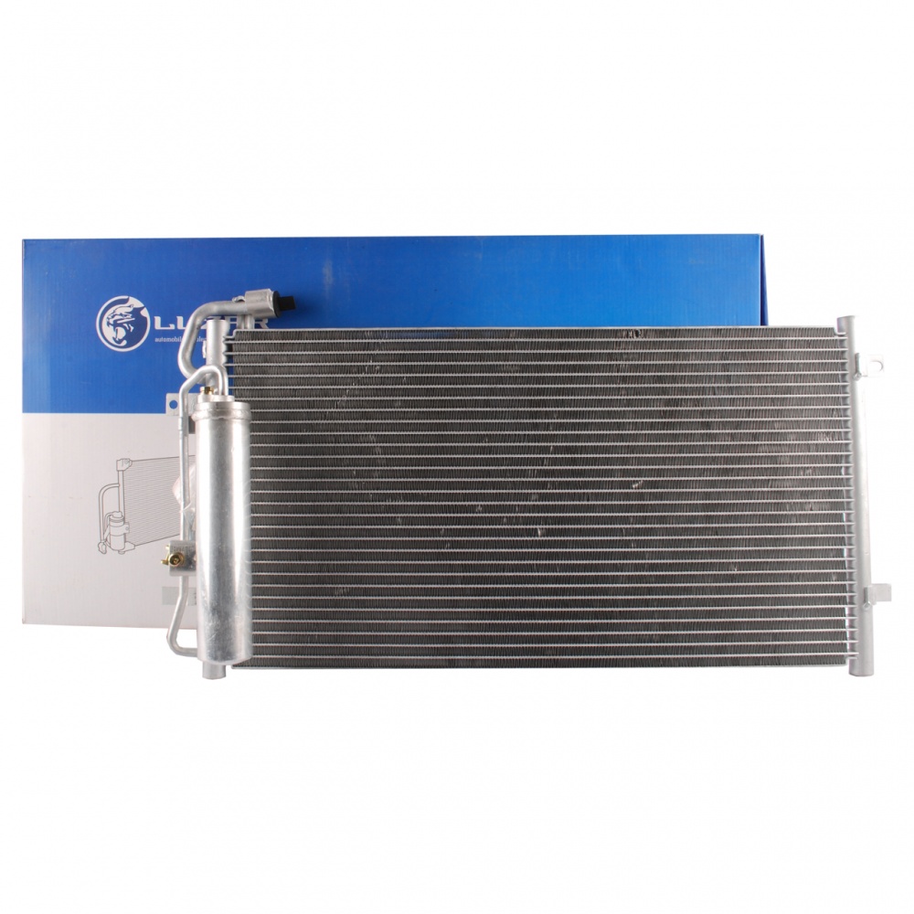 Радиатор кондиционера 2170-2172 с ресивером HALLA (LUZAR)