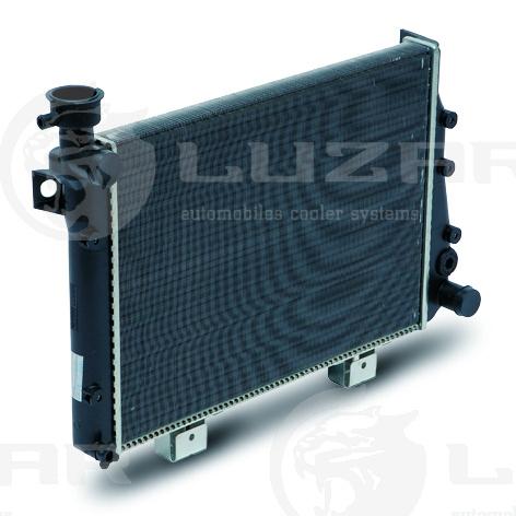 Радиатор охлаждения 2105-2107 алюминиевый универсальный с крышкой (LUZAR)
