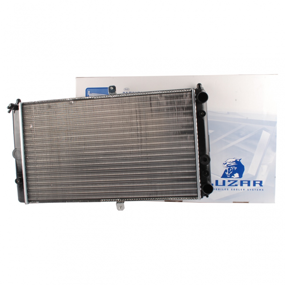 Радиатор охлаждения 2110-2112 алюминевый универсальный (LUZAR)