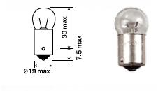 Лампа 61205 A12-5  (габариты)"Mаяк" одноконт. *