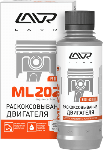Раскоксовывание двигателя LAVR ML 202 Anti Coks компл 0,185л  LN2502