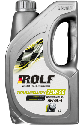 ROLF Transmission SAE 75W90, API GL-4 4л (п/синт) (пластик)