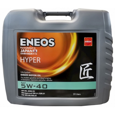 ENEOS Hyper 5W40 API SN ACEA C3 20л (синт)