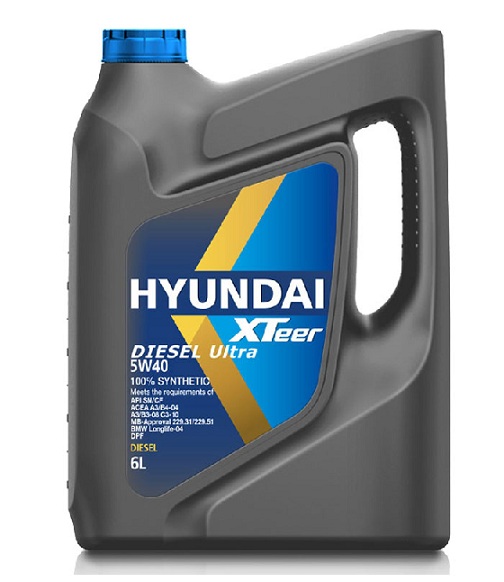 HYUNDAI Xteer Diesel Ultra 5W40 6л 1061223