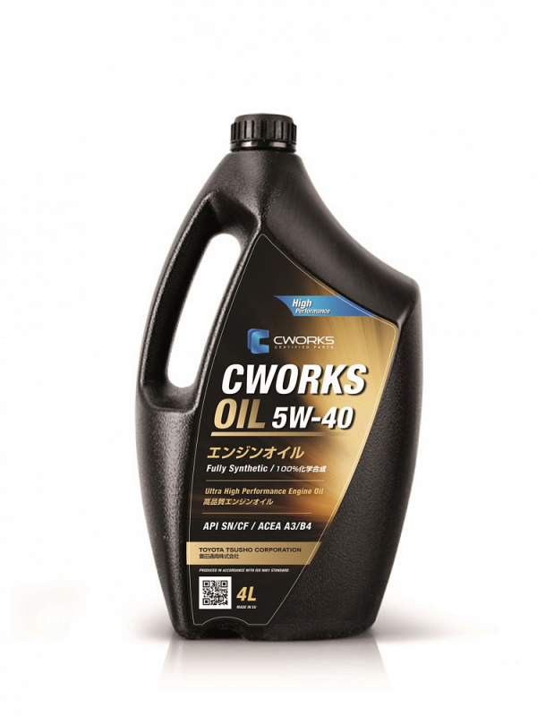 CWORKS OIL 5W40 API SN/CF ACEA  A3/B4 4л