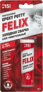 Холодная сварка клей универсальный FELIX (в блист) 55гр