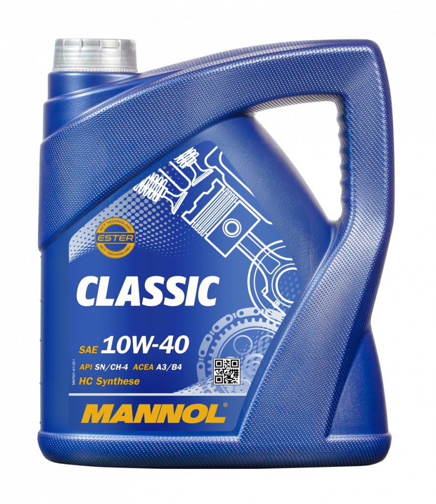 MANNOL CLASSIC HP 10w40 п/синт   4л