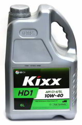 Kixx HD1 10W40 CI-4 6л (E7) (синт) для дизелей
