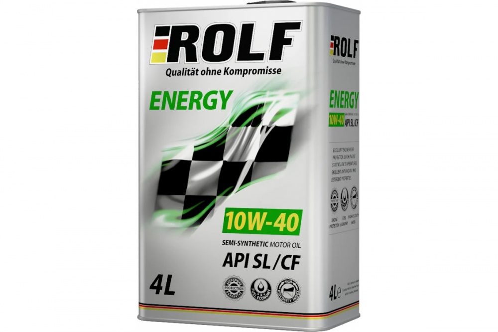 ROLF Energy SAE 10W40 API SL/CF 4л (п/синт)