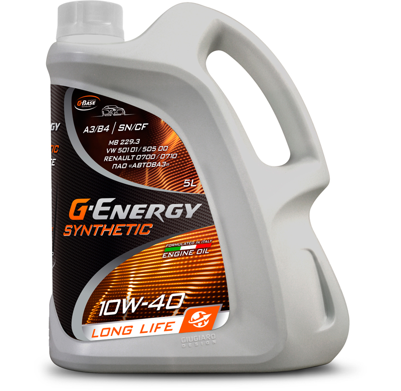 Моторное масло G-Energy Synthetic Long Life 10W40 5л (синт)