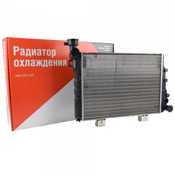 Радиатор охлаждения 2105 алюминиевый в сборе без датчика  (ДААЗ) ВАЗ