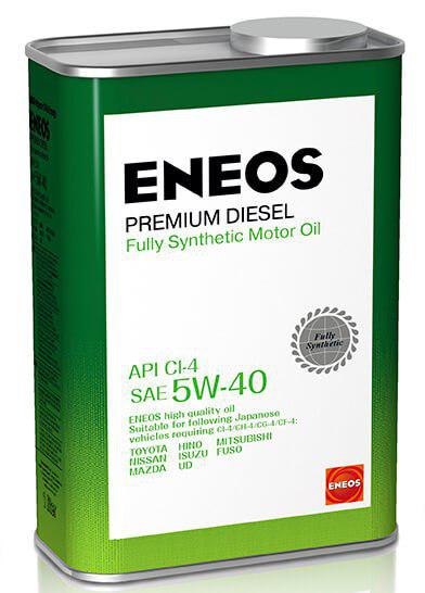 Моторное масло ENEOS PREMIUM DIESEL CI-4 5W40  1л (синт)