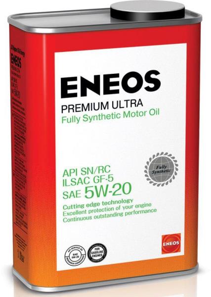 Моторное масло ENEOS PREMIUM ULTRA SN 5W20  1л (синт)