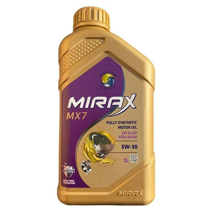 Mirax MX7 5W30 API SL/CF ACEA A3/B4 1л
