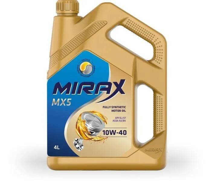 Mirax MX5 10W40 API SL/CF ACEA A3/B4 4л