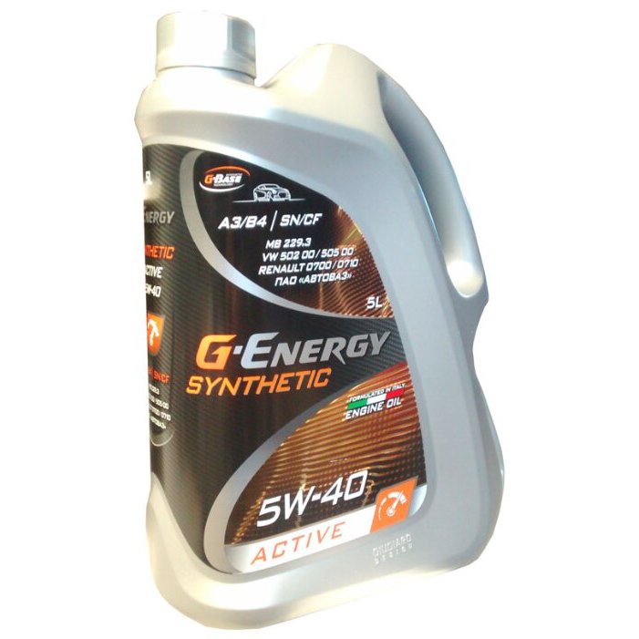 G-Energy Synthetic Active 5W40 5л (синт)