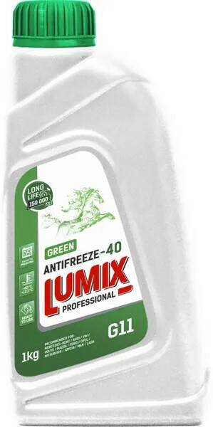 LUMIX Антифриз GREEN G11 1 кг