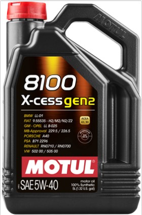 MOTUL 8100 X-cess GEN2 5W40 5л (синт)