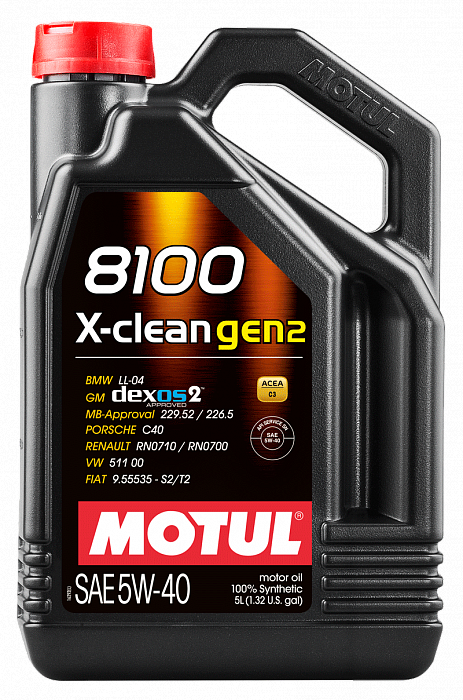 MOTUL 8100 X-Clean GEN2 5W40 5л (синт)