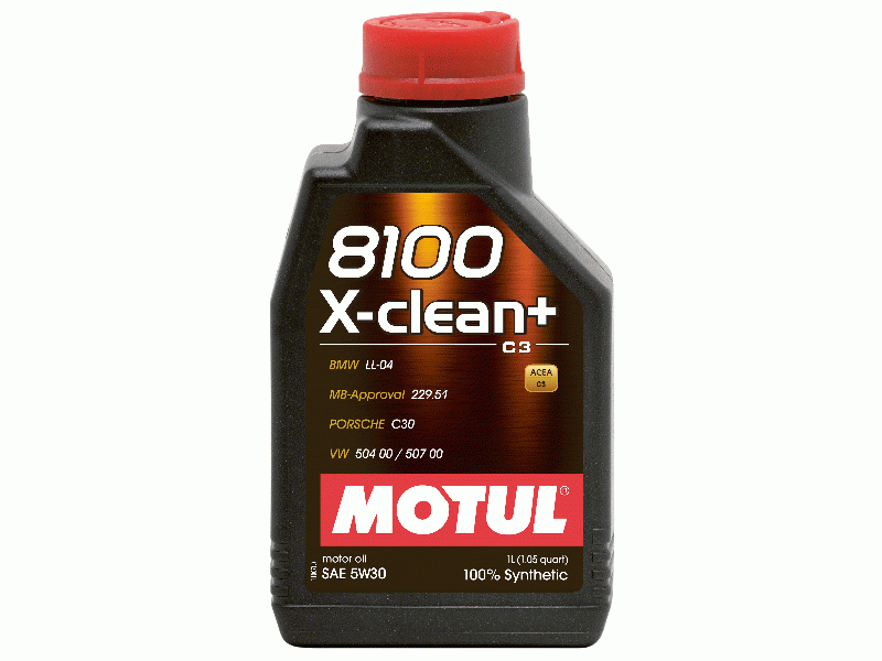 MOTUL 8100 X-Clean+ 5W30 1л (синт)