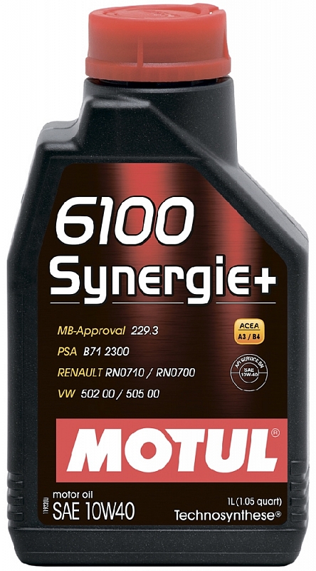 MOTUL 6100 Synergie Plus 10W40 1л (синт)