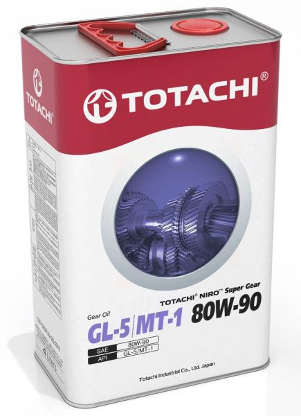 TOTACHI NIRO    Super Gear минерал. GL-5/MT-1 80W90     4л