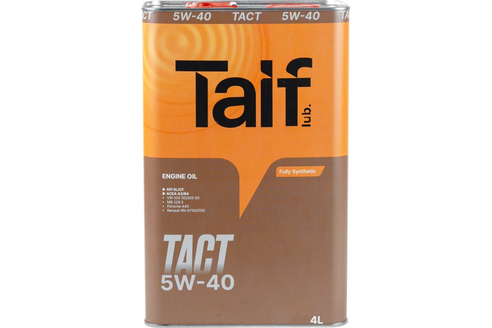 TAIF TACT 5W40 4л (синт)  API: SL/CF