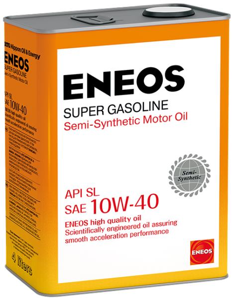 ENEOS SUPER GASOLINE SL 10W40 4л (п/синт)
