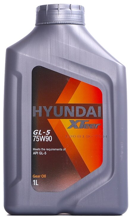HYUNDAI XTeer Gear Oil-5 75W90 1л 1011439  (МКПП)