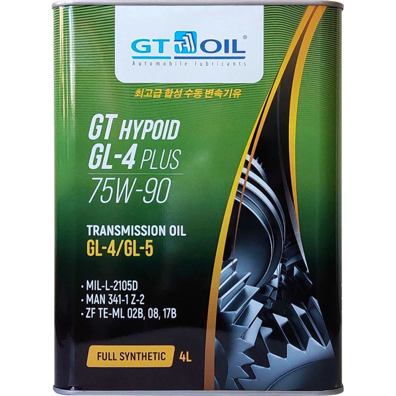 GT OIL Hypoid GL-4/GL-5 Plus 75W90 4л