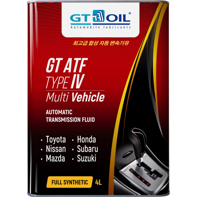 GT OIL  ATF TYPE IV MULTI VEHICLE 4л (АКПП)