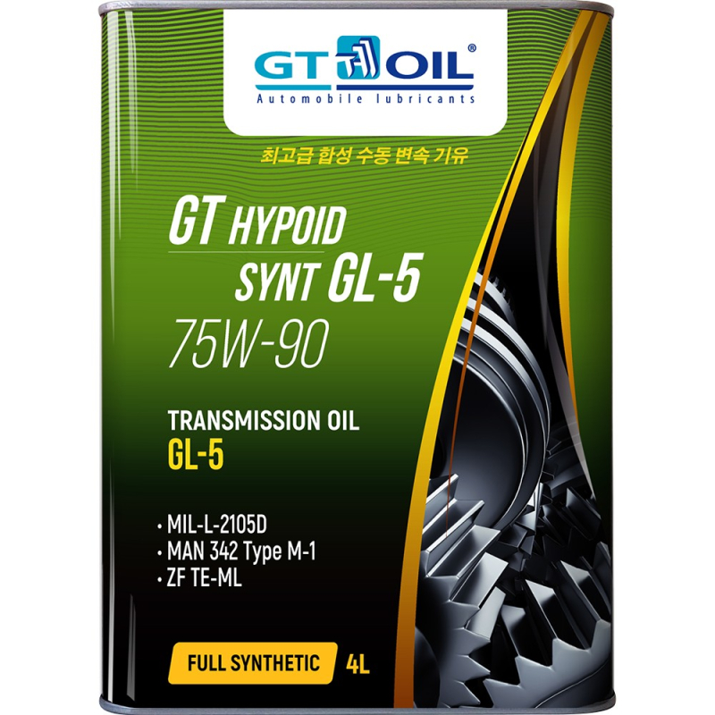 GT OIL Hypoid Synt GL-5 75W90 4л