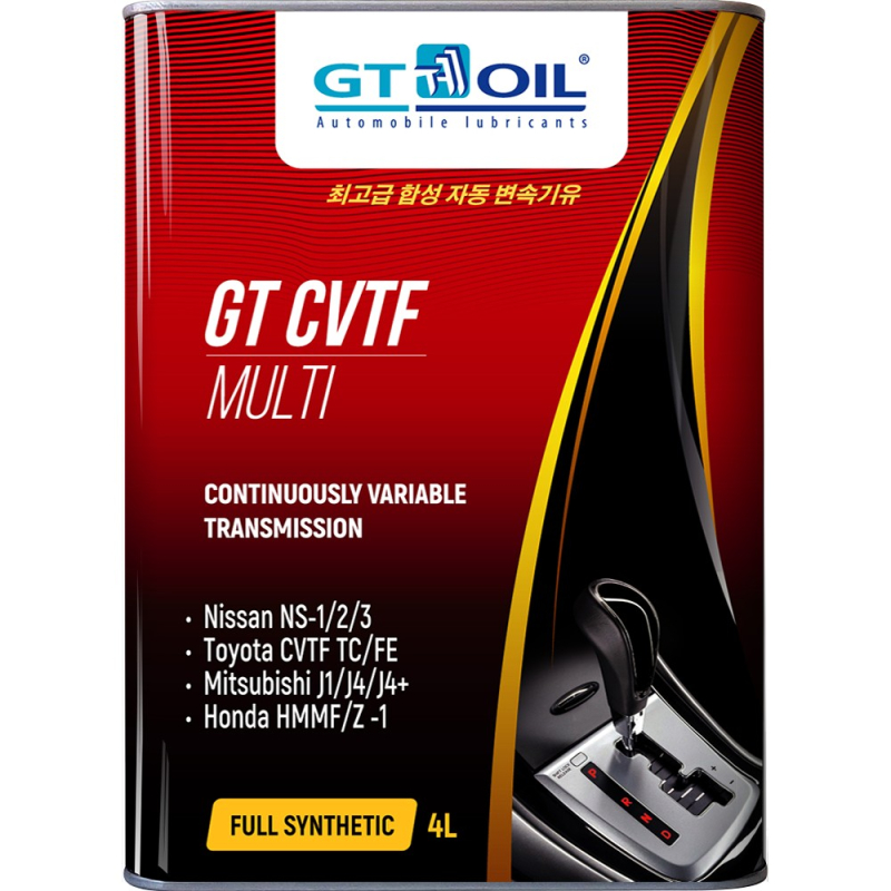 GT OIL  ATF CVTF MULTI 4л (вариатор)